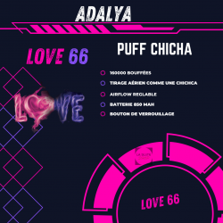 Chicha Puff Adalya 16000