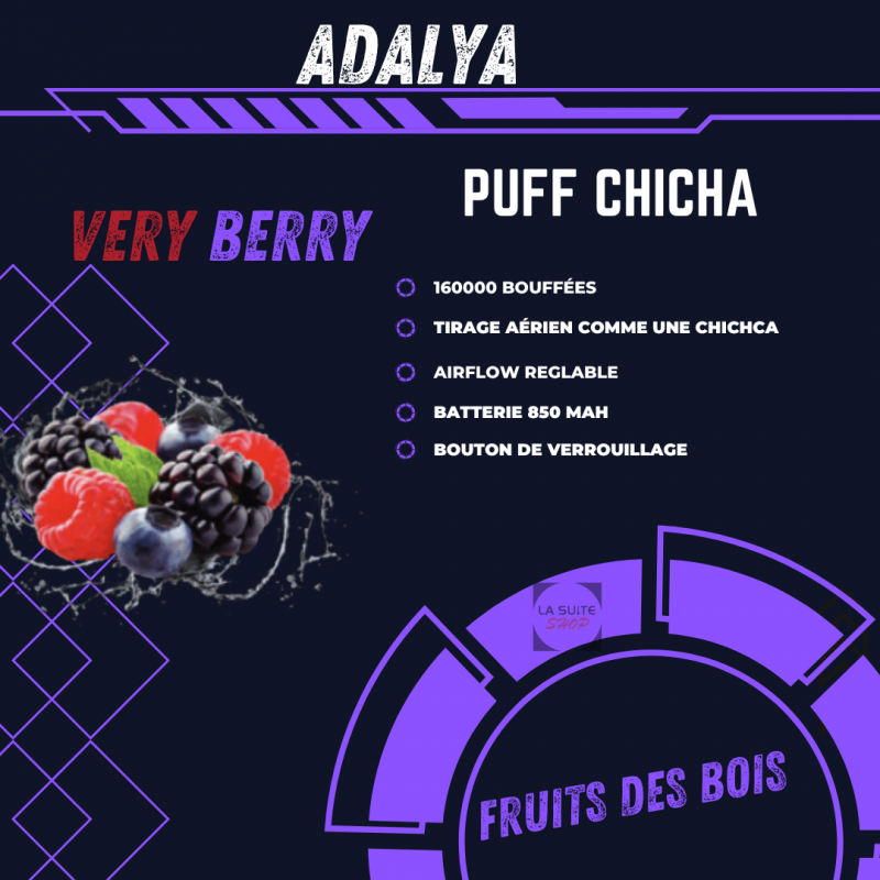 Puff Adalya 16000 chicha