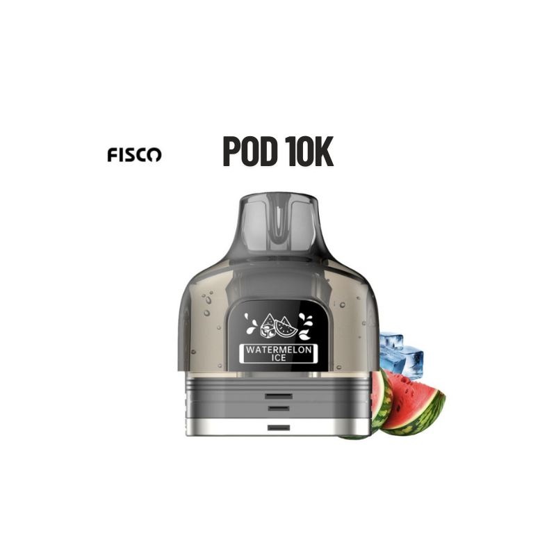 Pod Watermelon Ice pour Puff Rechargeable 10K Fisco Point -
