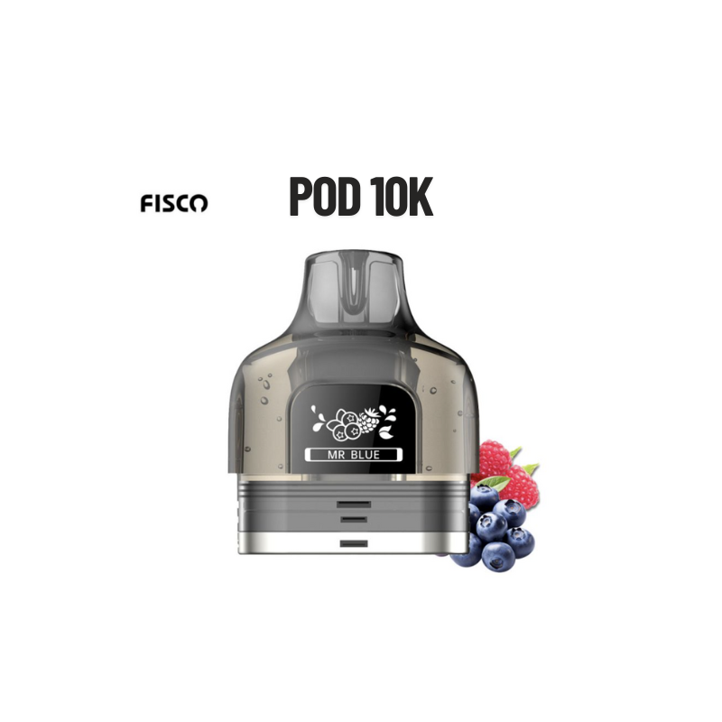 Pod Mr Blue pour Puff Rechargeable 10K Fisco Point