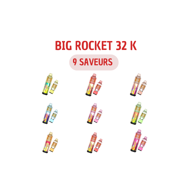 Big Puff 32000 Rocket - Rechargeable