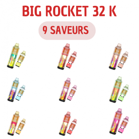 Big Puff 32000 Rocket - Rechargeable